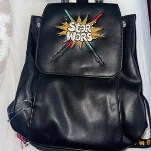 Disney Parks - Star Wars Black Leather Backpack